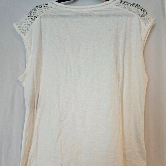 Eddie Bauer lace top blouse, size XL NWT - Picture 3 of 6